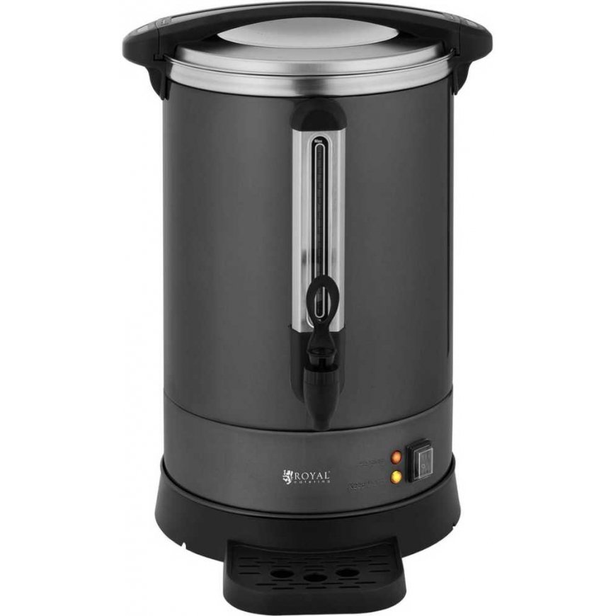 Royal Catering Coffee and tea maker with tap and drip tray 14 l 1400 W gray – 5