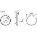 Airam Zeo Duo 280 -plafondi, 850 lm, 12 W, vaihdettavalla valonvärillä Airam Zeo Duo 280 -plafondi, 850 lm, 12 W, vaihdettavalla valonvärillä