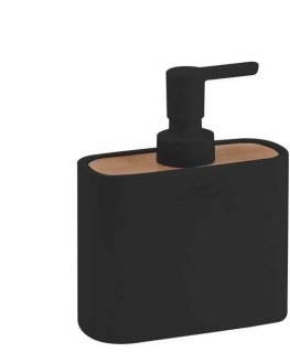 Liquid soap dispenser Gedy Ninfea 138014, black