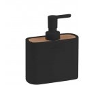 Liquid soap dispenser Gedy Ninfea 138014, black Liquid soap dispenser Gedy Ninfea 138014, black