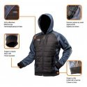 Neo Juodas-navy mėlyna megztas izoliuotas gobtuvas dydis XL (81-556-XL) Neo Juodas-navy mėlyna megztas izoliuotas gobtuvas dydis XL (81-556-XL)