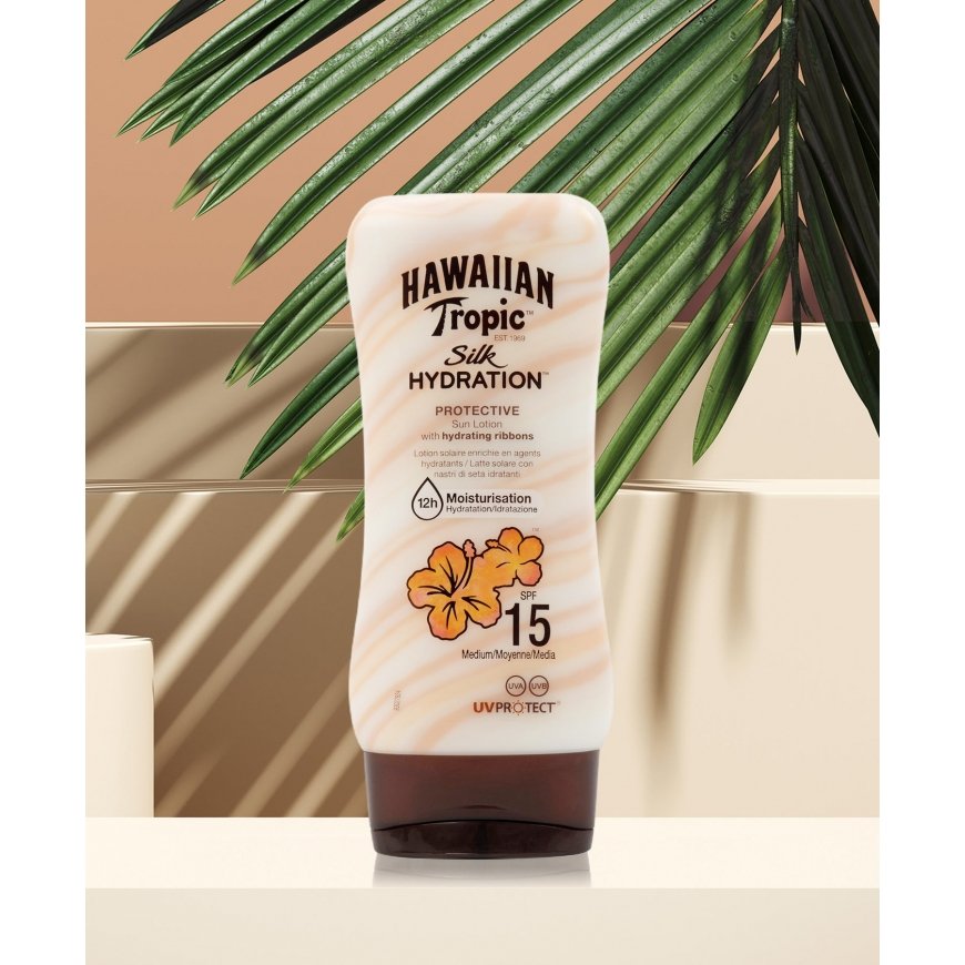 Hawaiian Tropic Silk Hydration Protective Sun Lotion SPF 15 180ml – 3