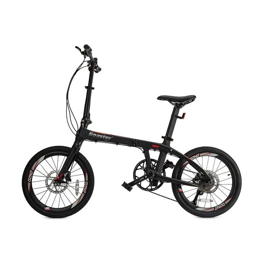 Beaster Scooter Carbon Frame Bike, BS127B, Black