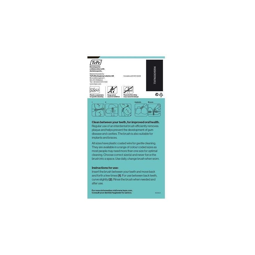 TePe Original Interdental Brushes 8 Black (1