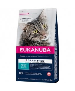 Eukanuba Euk Cat Adult Grainfree lašiša 2kg