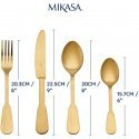 Komplet złotych sztućców SOHO GOLD 16 el. / Mikasa