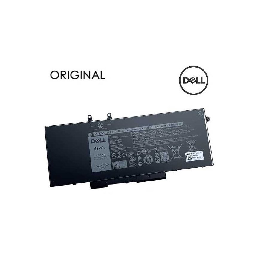 DELL Laptop battery DELL 4GVMP, 68Wh
