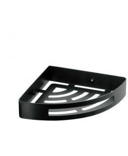 Shower shelf GEDY NERVA 247914, 210×45×210 mm, black