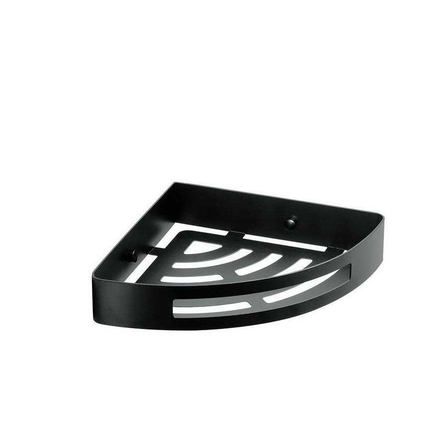 Shower shelf GEDY NERVA 247914, 210×45×210 mm, black