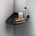 Shower shelf GEDY NERVA 247914, 210×45×210 mm, black