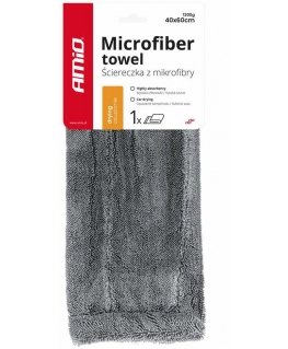 Šluostė mikrofibra ręcznik do osuszania samochodu auta lakieru 40x60 cm amio-03760