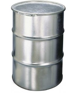 MEVA Cinkuoto plieno metalinė statinė 200L, nuimamas dangtelis