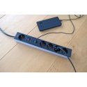 Brennenstuhl 1159780615 pikendusjuhe 1,5 m 5 vahelduvvoolu kontakt Hoonesisene Must, Hall