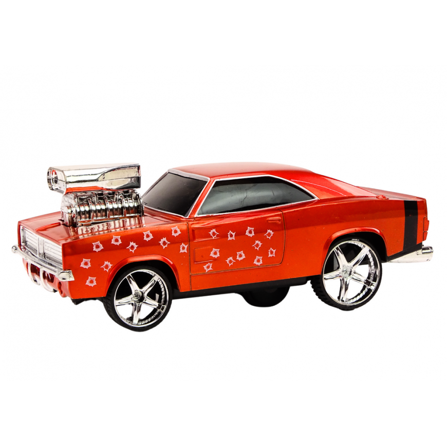 Lean Toys Remote Control Car 1:18 Drift 360 Lights Sounds Raudona – 2