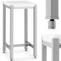 Royal Catering Kloc masarski rozbiorowy with polyethylene on table base 40 x 40 x 88 cm Royal Catering Kloc masarski rozbiorowy with polyethylene on table base 40 x 40 x 88 cm