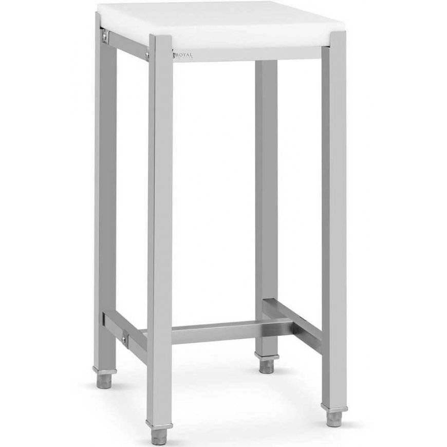 Royal Catering Kloc masarski rozbiorowy su polietylenu na stalowej podstawie 40 x 40 x 88 cm – 2