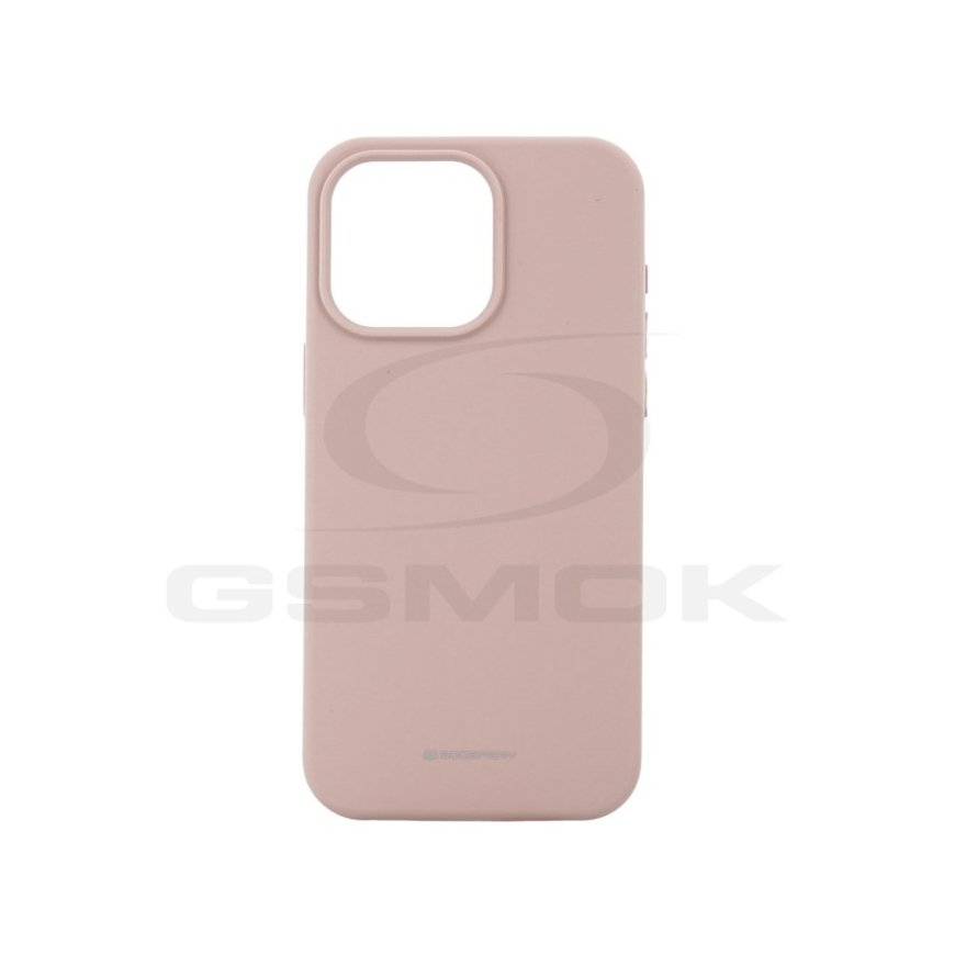 Mercury Silicone iPhone 15 Pro Max 6,7" różowo-piaskowy|pink-san