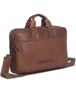 The Chesterfield Brand Seth 15.6 "Laptop Bag, Cognac