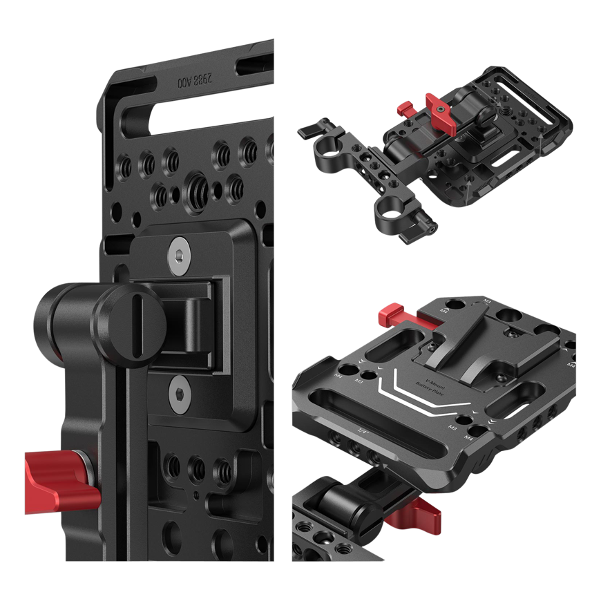 SmallRig 2991 Baterija Plate V-Mount w Adj Arm – 4