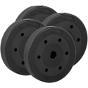 Set of bituminous weights 4x5kg, hole 31mm, REBEL ACTIVE Set of bituminous weights 4x5kg, hole 31mm, REBEL ACTIVE