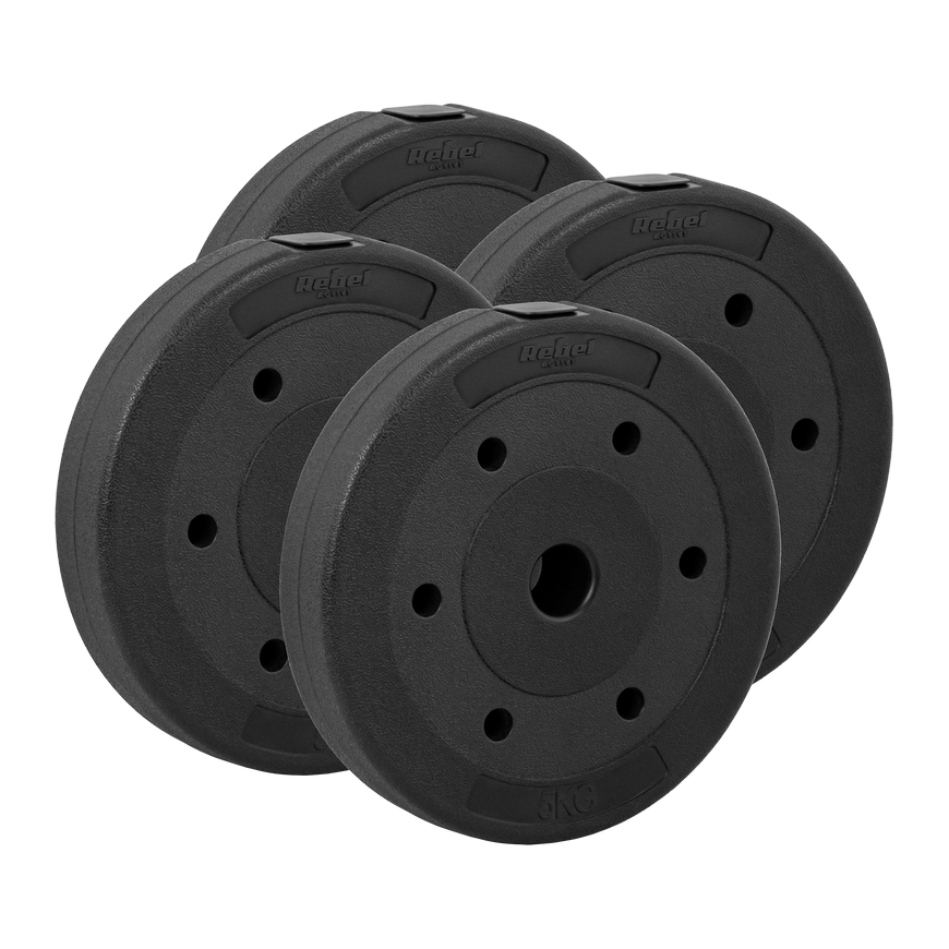 Set of bituminous weights 4x5kg, hole 31mm, REBEL ACTIVE – 2