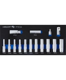 Tool set Hogert HT7G125 15 pcs.