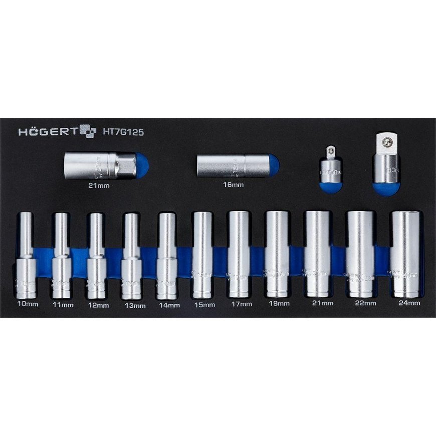 Tool set Hogert HT7G125 15 pcs.