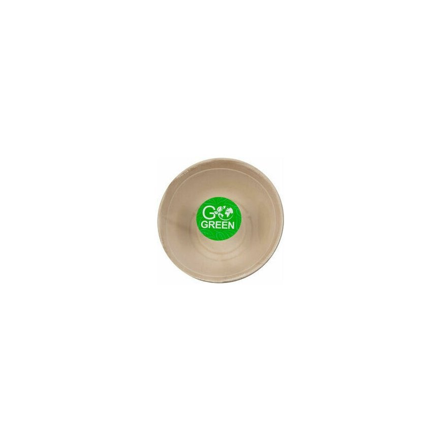 Compostable sugar cane bowls 1100ml 5 pcs|0,16kg – 2