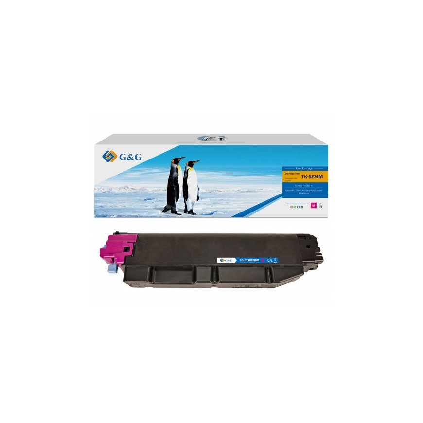 G&G kompatybilny toner su Kyocera TK5270M, NT-PKTK5270M, magenta, 6000s – 2