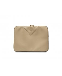 Guess Sleeve GUCS14ZPGSTEGD 14" złoty|light gold Triangle 4G