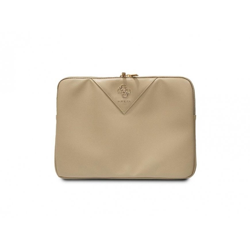 Guess Sleeve GUCS14ZPGSTEGD 14" złoty|light gold Triangle 4G