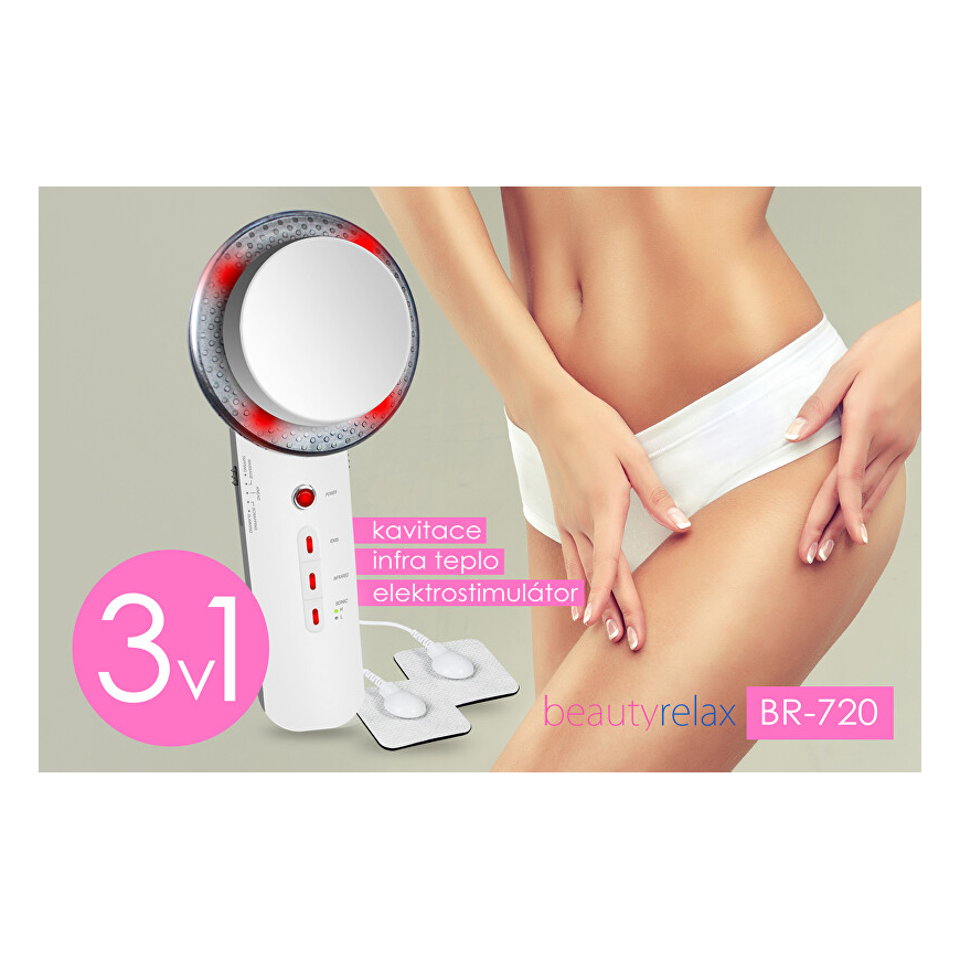 BeautyRelax Beauty Relax BR-720 - Home ultrasonic cavitation 3 in 1 – 3