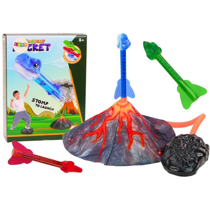 LEAN Toys Lean Toys Dinosaurs Volcano