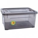 Box with lid Textile Box 18,5L 39,6x34,3x17,3cm transparent Box with lid Textile Box 18,5L 39,6x34,3x17,3cm transparent