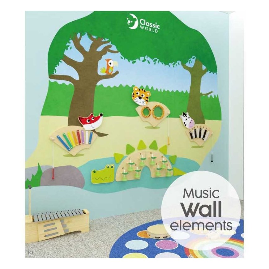 Classic World Classic World Edu Music Wallboard Tiger – 3