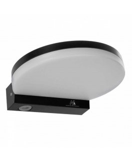 Maclean Lampa led zewnętrzna 15w mce346b black