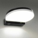 Maclean Lampa led zewnętrzna 15w mce346b black