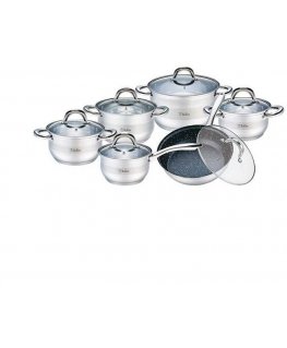 Bollire Pot set 12 pcs., Salerno BR-4004