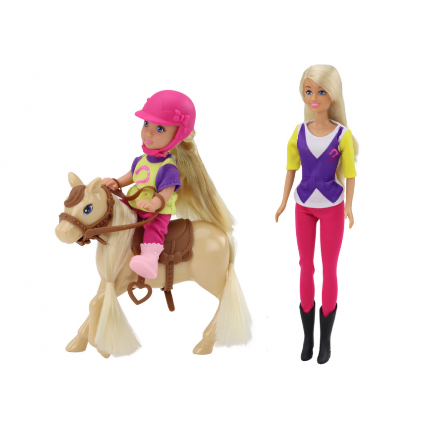 Lean Toys Anlily Doll Set with a Child and a Pony, Horse Farm – 2