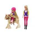 Lean Toys Anlily Doll Set with a Child and a Pony, Horse Farm Lean Toys Anlily Doll Set with a Child and a Pony, Horse Farm