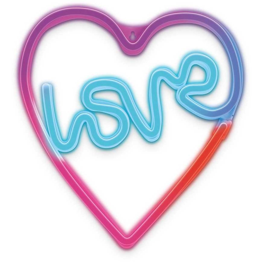 TelForceone Neoninis LED RGB LOVE IN HEART FLRN02 + RC Forever Light – 3