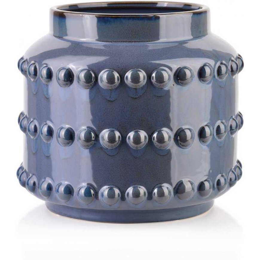 Mondex Since 1986R MIGLIORE vase - blue
