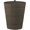 Prosperplast RAIN WATER TANK RUSTICO BARREL 275L UMBRA WOOD Prosperplast RAIN WATER TANK RUSTICO BARREL 275L UMBRA WOOD