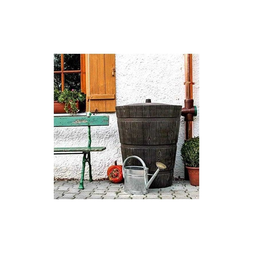 Prosperplast RAIN WATER TANK RUSTICO BARREL 275L UMBRA WOOD – 5