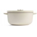 KitchenAid cast iron pot with lid 3.3L almond cream KitchenAid cast iron pot with lid 3.3L almond cream