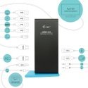 i-tec U3DUALHDMIDOCK kannettavien tietokoneiden telakka ja porttitoistin Langallinen USB 3.2 Gen 1 (