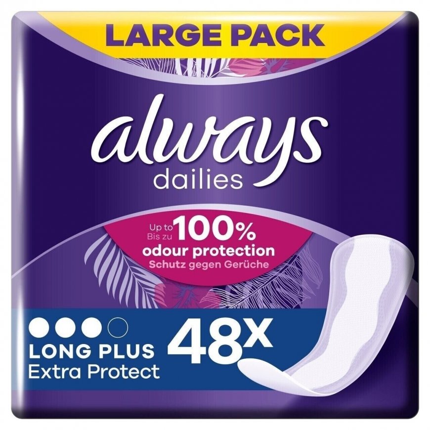 Always Dailies Extra Protect Long Plus Panty Liners