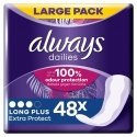 Always Dailies Extra Protect Long Plus Panty Liners Always Dailies Extra Protect Long Plus Panty Liners