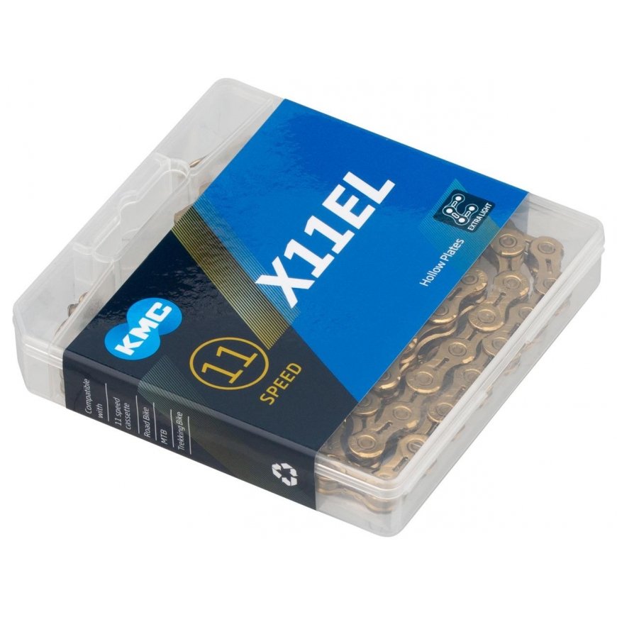KMC X11EL Ti-N chain, 11 gears / Gold – 3