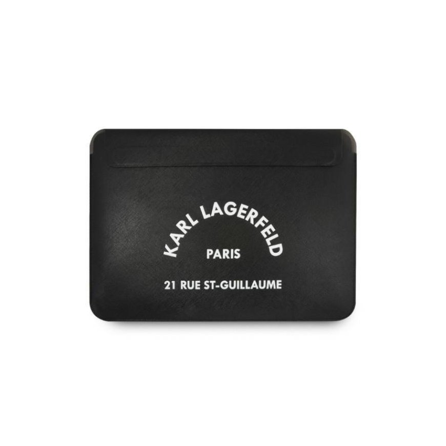 Dėklas Karl Lagerfeld Sleeve Klcs133Rsgsfbk 13" Juodas/Juodas Saffiano Rsg